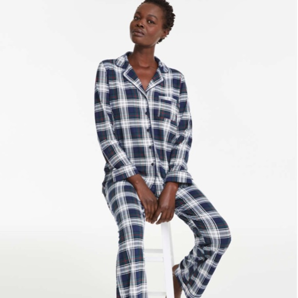 NWT Joe fresh lush plaid sleep set loungewear
